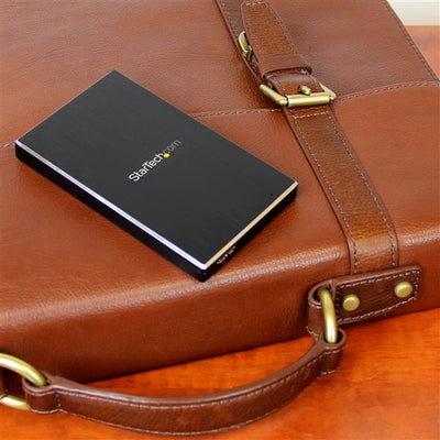 STARTECH .com storage drive enclosure HDD/SSD enclosure Black 2.5" (S251BMU313) - Cartouches Certifiees