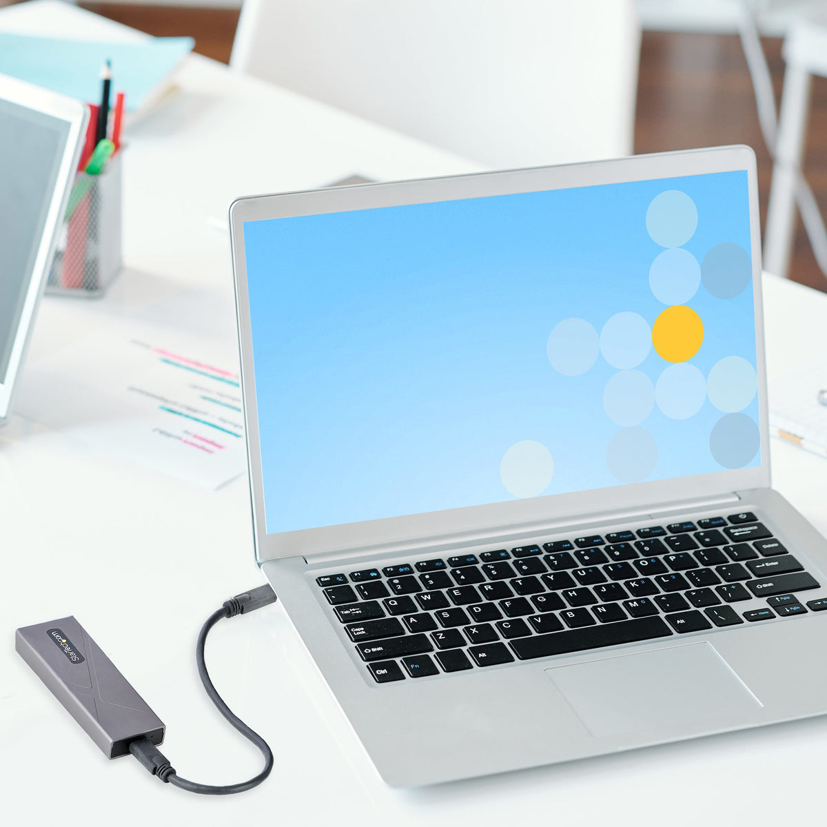 STARTECH .com storage drive enclosure SSD enclosure Grey M.2 (M2-USB-C-NVME-SATA) - Cartouches Certifiees
