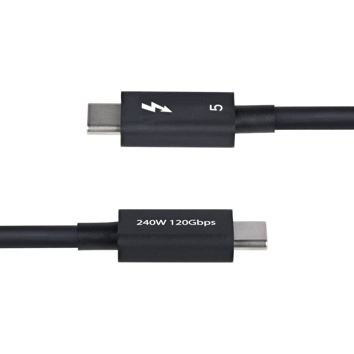 STARTECH .com Thunderbolt cable 0,5 m 80 Gbit/s Black (TBLT5MM50CM240W) - Cartouches Certifiees