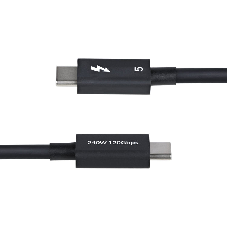 STARTECH .com Thunderbolt cable 0,5 m 80 Gbit/s Black (TBLT5MM50CM240W) - Cartouches Certifiees