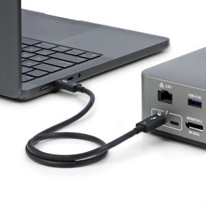 STARTECH .com Thunderbolt cable 0,5 m 80 Gbit/s Black (TBLT5MM50CM240W) - Cartouches Certifiees