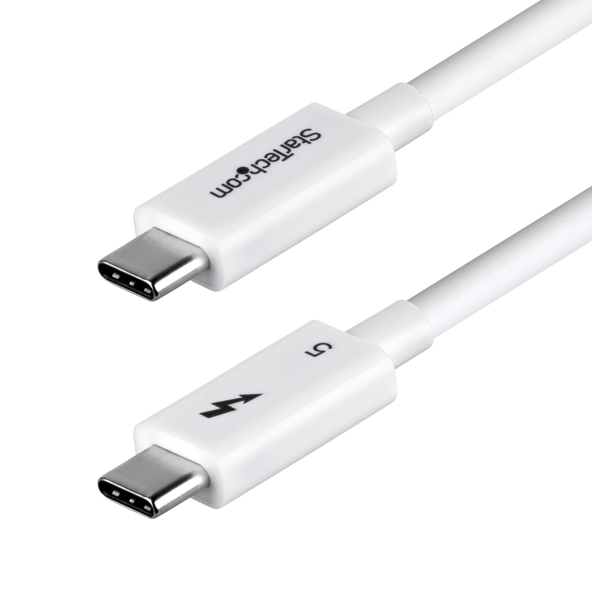 STARTECH .com Thunderbolt cable 1 m 120 Gbit/s White (TBLT5MM1M240WWH) - Cartouches Certifiees