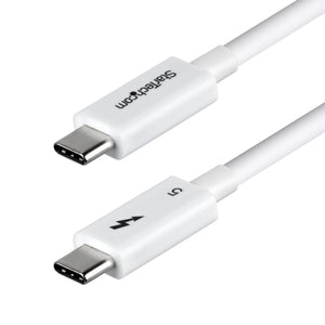 STARTECH .com Thunderbolt cable 1 m 120 Gbit/s White (TBLT5MM1M240WWH) - Cartouches Certifiees