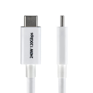 STARTECH .com Thunderbolt cable 1 m 120 Gbit/s White (TBLT5MM1M240WWH) - Cartouches Certifiees