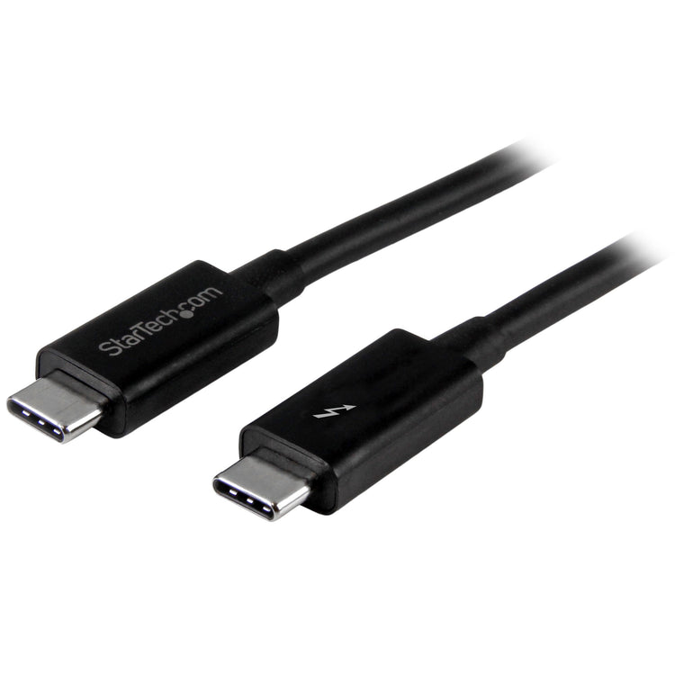 STARTECH .com Thunderbolt cable 1 m 20 Gbit/s Black (TBLT3MM1M) - Cartouches Certifiees