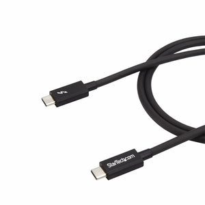 STARTECH .com Thunderbolt cable 1 m 20 Gbit/s Black (TBLT3MM1M) - Cartouches Certifiees