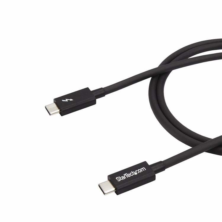STARTECH .com Thunderbolt cable 1 m 20 Gbit/s Black (TBLT3MM1M) - Cartouches Certifiees