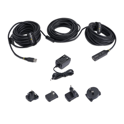 STARTECH .com USB 2.0, 35 m, M/F USB cable USB A Black (USB2AAEXT35M) - Cartouches Certifiees