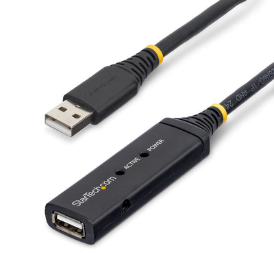 STARTECH .com USB 2.0, 35 m, M/F USB cable USB A Black (USB2AAEXT35M) - Cartouches Certifiees