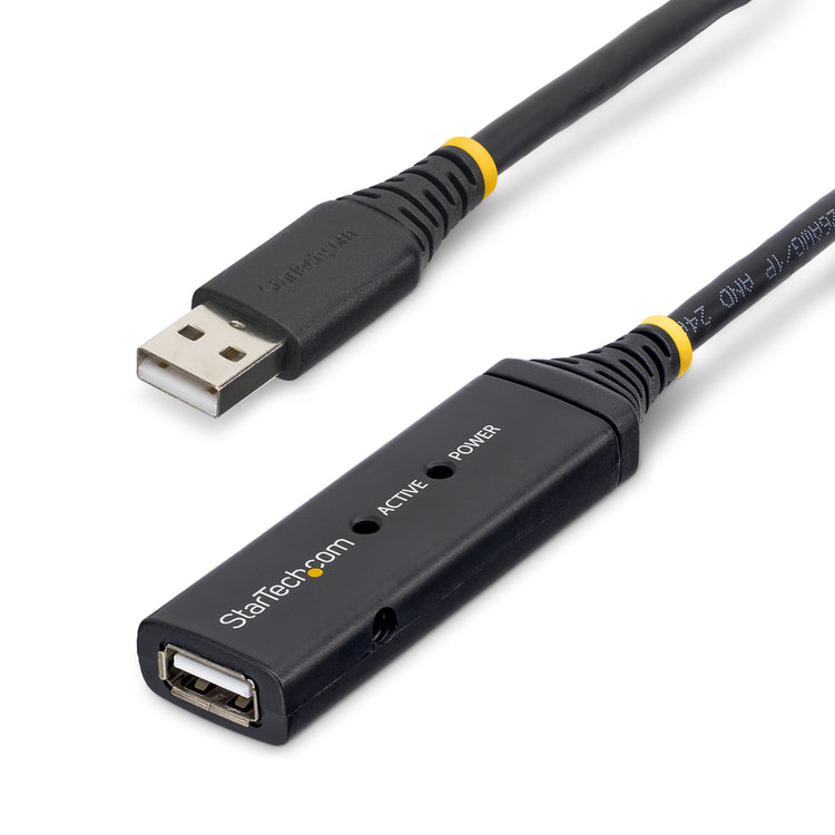 STARTECH .com USB 2.0, 35 m, M/F USB cable USB A Black (USB2AAEXT35M) - Cartouches Certifiees