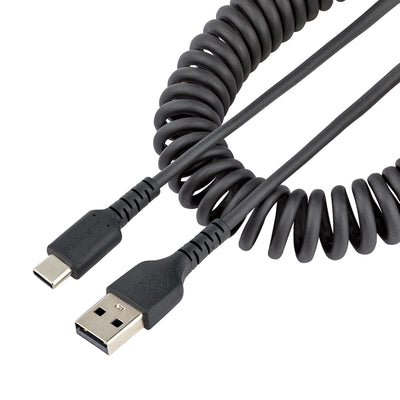 STARTECH .com USB cable USB 2.0 0,5 m USB A USB C 0,48 Gbit/s Black (R2ACC-50C-USB-CABLE) - Cartouches Certifiees