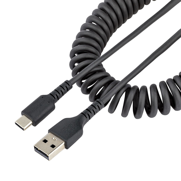 STARTECH .com USB cable USB 2.0 0,5 m USB A USB C 0,48 Gbit/s Black (R2ACC-50C-USB-CABLE) - Cartouches Certifiees