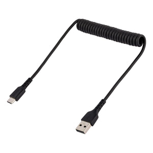 STARTECH .com USB cable USB 2.0 0,5 m USB A USB C 0,48 Gbit/s Black (R2ACC-50C-USB-CABLE) - Cartouches Certifiees