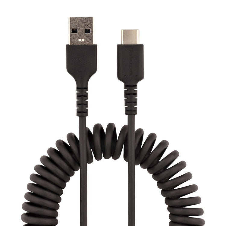 STARTECH .com USB cable USB 2.0 0,5 m USB A USB C 0,48 Gbit/s Black (R2ACC-50C-USB-CABLE) - Cartouches Certifiees