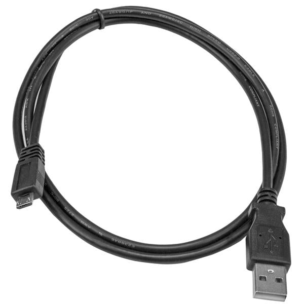STARTECH .com USB cable USB 2.0 0,9 m USB A Micro-USB B 0,48 Gbit/s Black (UUSBHAUB3) - Cartouches Certifiees