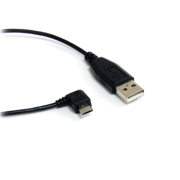 STARTECH .com USB cable USB 2.0 1,8 m USB A Micro-USB B 0,48 Gbit/s Black (UUSBHAUB6RA) - Cartouches Certifiees