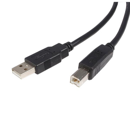 STARTECH .com USB cable USB 2.0 1,8 m USB A USB B 0,48 Gbit/s Black (USB2HAB6)