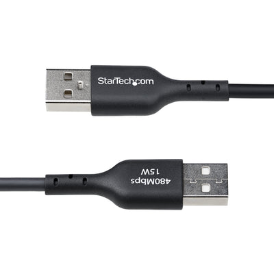 STARTECH .com USB cable USB 2.0 1,8 m USB A USB C 0,48 Gbit/s Black (USB2AC6FBKE10PK) - Cartouches Certifiees
