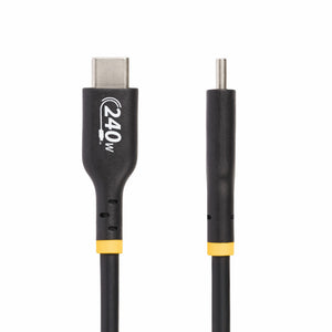 STARTECH .com USB cable USB 2.0 1,8 m USB C 0,48 Gbit/s 240 W Black (USB2EPR6F) - Cartouches Certifiees