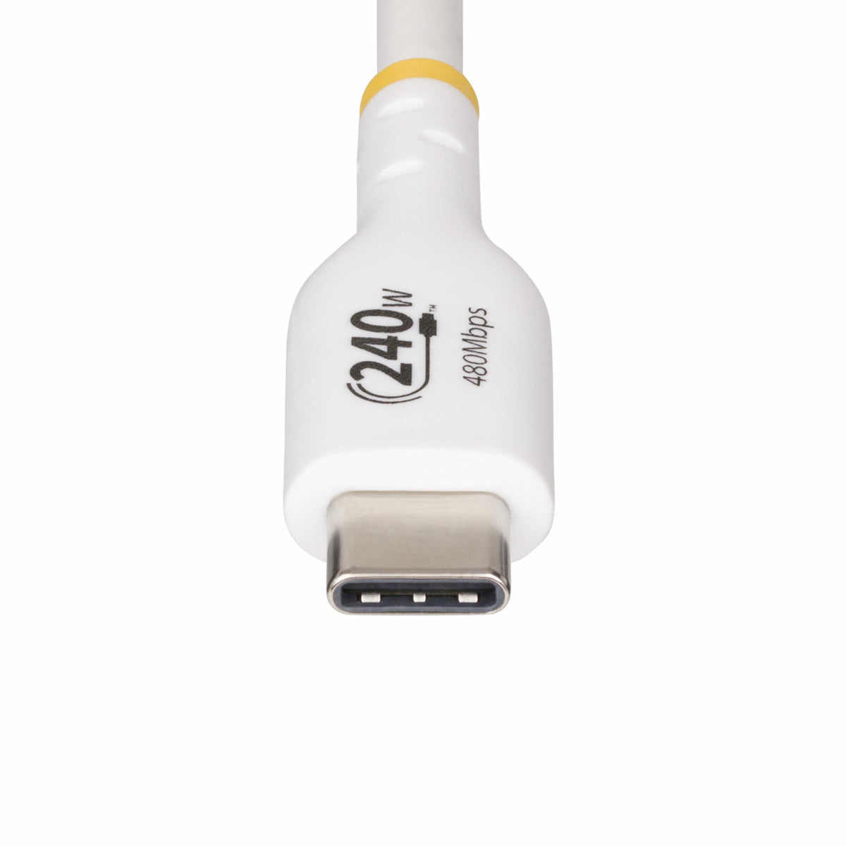 STARTECH .com USB cable USB 2.0 1,8 m USB C 0,48 Gbit/s 240 W White (USB2EPR6FW) - Cartouches Certifiees