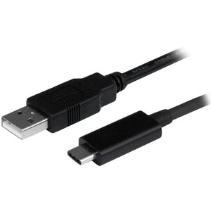 STARTECH .com USB cable USB 2.0 1 m USB A USB C 0,48 Gbit/s Black (USB2AC1M) - Cartouches Certifiees