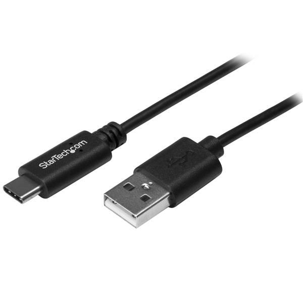 STARTECH .com USB cable USB 2.0 2 m USB A USB C 0,48 Gbit/s Black (USB2AC2M) - Cartouches Certifiees