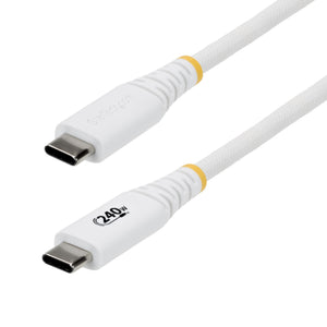 STARTECH .com USB cable USB 2.0 3,1 m USB C 0,48 Gbit/s 240 W White (S2CEPR10FW-USB-CABLE) - Cartouches Certifiees