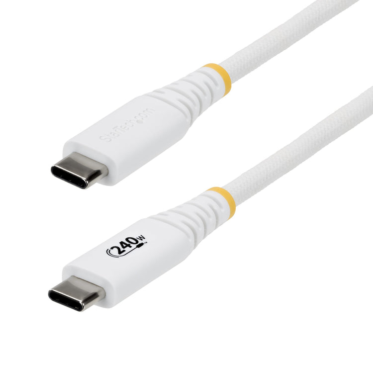 STARTECH .com USB cable USB 2.0 3,1 m USB C 0,48 Gbit/s 240 W White (S2CEPR10FW-USB-CABLE) - Cartouches Certifiees