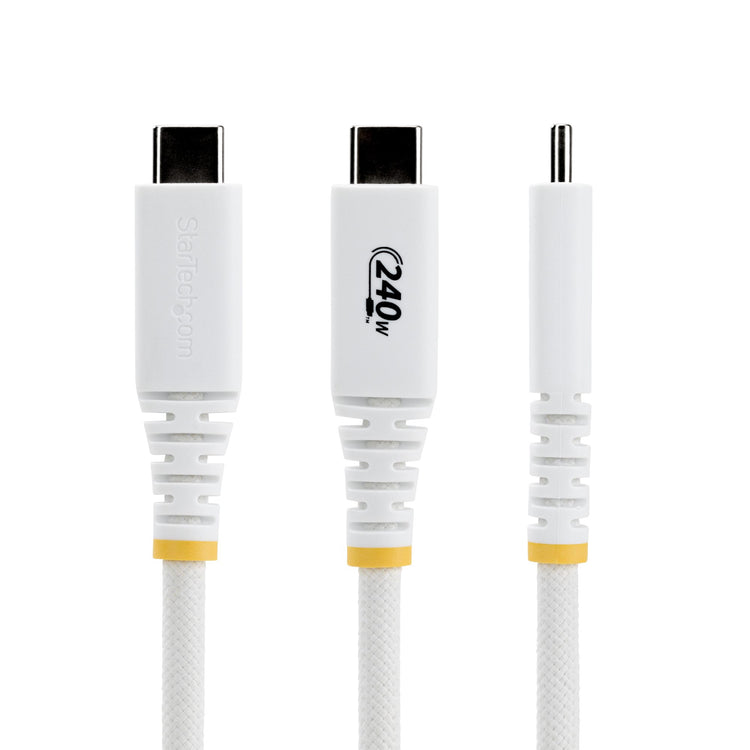STARTECH .com USB cable USB 2.0 3,1 m USB C 0,48 Gbit/s 240 W White (S2CEPR10FW-USB-CABLE) - Cartouches Certifiees