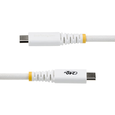STARTECH .com USB cable USB 2.0 3,1 m USB C 0,48 Gbit/s 240 W White (S2CEPR10FW-USB-CABLE) - Cartouches Certifiees