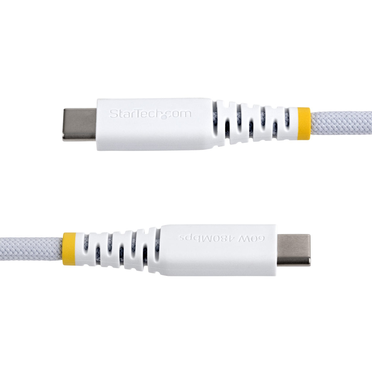 STARTECH .com USB cable USB 2.0 3 m USB C 0,48 Gbit/s 60 W White (USB2CC10FNCBRWH) - Cartouches Certifiees
