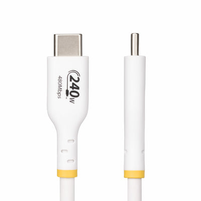 STARTECH .com USB cable USB 2.0 4 m USB C 0,48 Gbit/s 240 W White (USB2EPR13FW) - Cartouches Certifiees