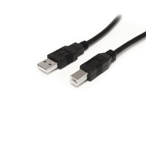 STARTECH .com USB cable USB 2.0 9 m USB A USB B 0,48 Gbit/s Black (USB2HAB30AC) - Cartouches Certifiees