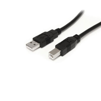 STARTECH .com USB cable USB 2.0 9 m USB A USB B 0,48 Gbit/s Black (USB2HAB30AC) - Cartouches Certifiees