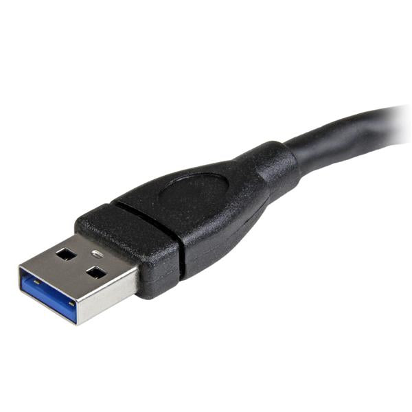STARTECH .com USB cable USB 3.2 Gen 1 (3.1 Gen 1) 0,152 m USB A 5 Gbit/s Black (USB3EXT6INBK) - Cartouches Certifiees
