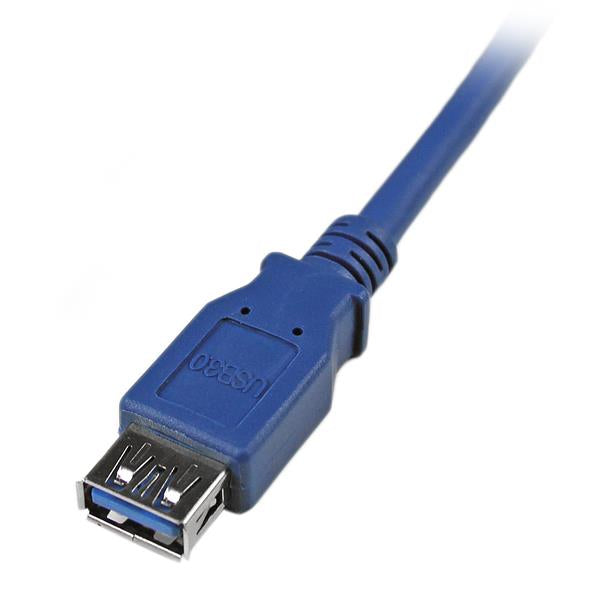 STARTECH .com USB cable USB 3.2 Gen 1 (3.1 Gen 1) 1,8 m USB A 5 Gbit/s Blue (USB3SEXTAA6) - Cartouches Certifiees