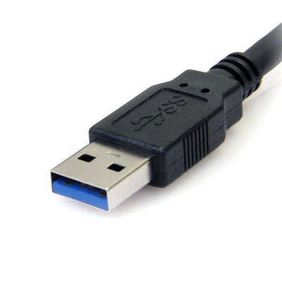 STARTECH .com USB cable USB 3.2 Gen 1 (3.1 Gen 1) 1,8 m USB A USB B 5 Gbit/s Black (USB3SAB6BK) - Cartouches Certifiees