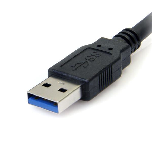 STARTECH .com USB cable USB 3.2 Gen 1 (3.1 Gen 1) 1,8 m USB A USB B 5 Gbit/s Black (USB3SAB6BK) - Cartouches Certifiees