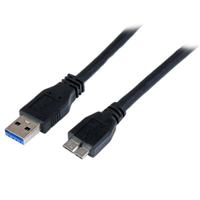 STARTECH .com USB cable USB 3.2 Gen 1 (3.1 Gen 1) 1 m USB A Micro-USB B 5 Gbit/s Black (USB3CAUB1M) - Cartouches Certifiees