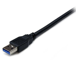 STARTECH .com USB cable USB 3.2 Gen 1 (3.1 Gen 1) 2 m USB A 5 Gbit/s Black (USB3SEXT2MBK) - Cartouches Certifiees
