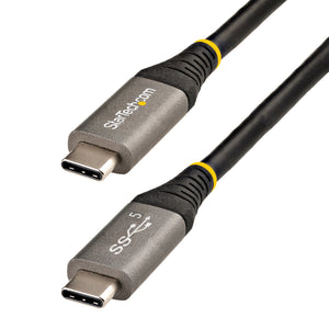 STARTECH .com USB cable USB 3.2 Gen 1 (3.1 Gen 1) 2 m USB C 5 Gbit/s 100 W Black, Grey (USB315CCV2M) - Cartouches Certifiees