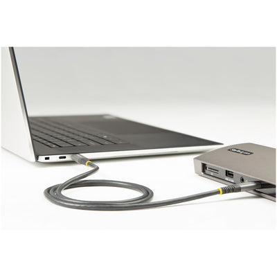 STARTECH .com USB cable USB 3.2 Gen 1 (3.1 Gen 1) 2 m USB C 5 Gbit/s 100 W Black, Grey (USB315CCV2M) - Cartouches Certifiees