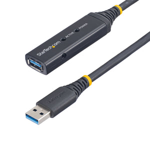 STARTECH .com USB cable USB 3.2 Gen 1 (3.1 Gen 1) 5 m USB A Black (USB3AAEXT5M) - Cartouches Certifiees