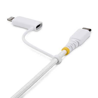 STARTECH .com USB cable USB C 0,48 Gbit/s 60 W White (2M-U2-LNTC-CABLE) - Cartouches Certifiees