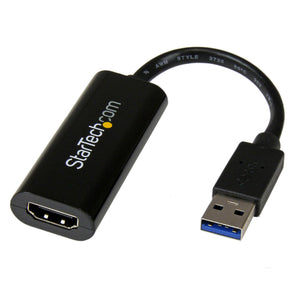 STARTECH .com USB graphics adapter 1920 x 1200 pixels Black (USB32HDES) - Cartouches Certifiees