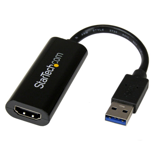 STARTECH .com USB graphics adapter 1920 x 1200 pixels Black (USB32HDES) - Cartouches Certifiees