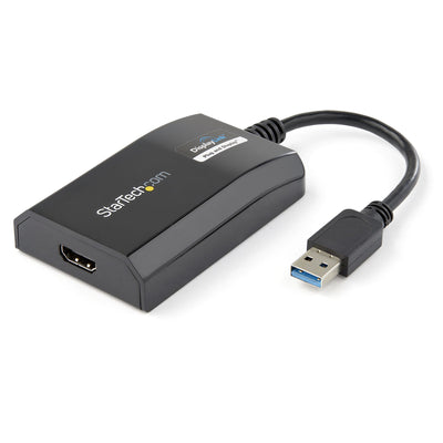 STARTECH .com USB graphics adapter 1920 x 1200 pixels Black (USB32HDPRO) - Cartouches Certifiees
