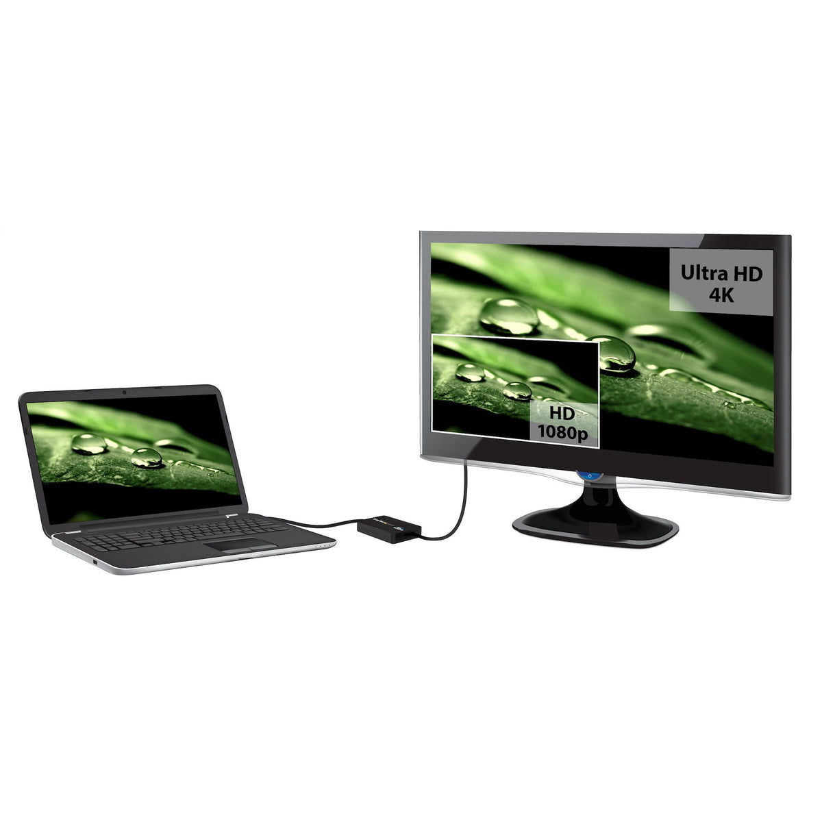 STARTECH .com USB graphics adapter 3840 x 2160 pixels Black (USB32HD4K) - Cartouches Certifiees