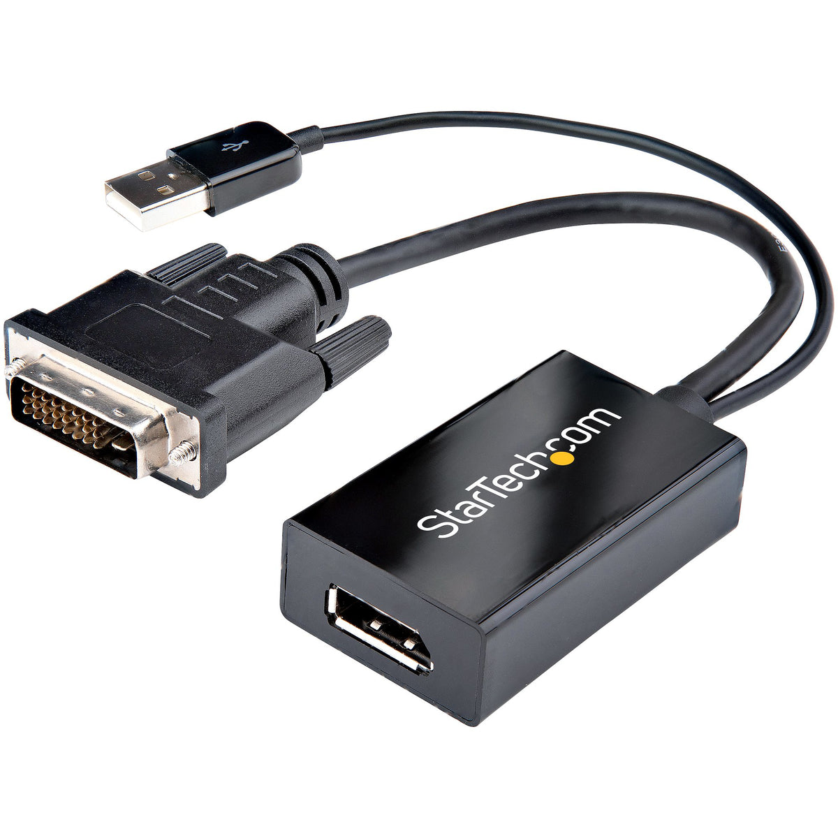 STARTECH .com video cable adapter 0,254 m DVI-D DisplayPort Black (DVI2DP2) - Cartouches Certifiees