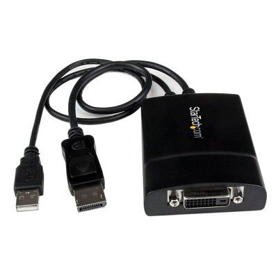 STARTECH .com video cable adapter 0,37 m DisplayPort DVI-D Black (DP2DVID2) - Cartouches Certifiees